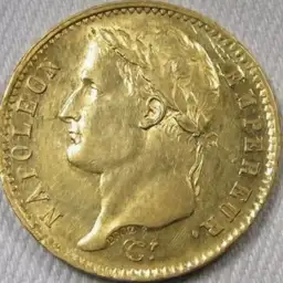 Gold, Napoleon, 20 Francs, 1808