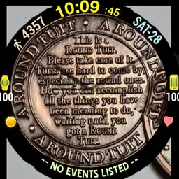 ROUND TUITs - 30 Each Hr - Wear This When You Get "Around To It" - WOS6