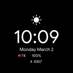 Google sans/step counter