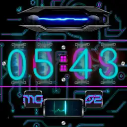 electric nix powered timepiece