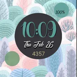 Teal Floral Copyx