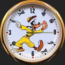 Goofy Baseball Backward Watch