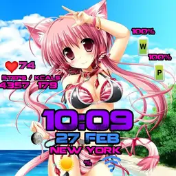 Neko Anime Watchface