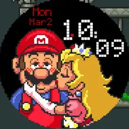 Romantic Mario 8Bit Watchface