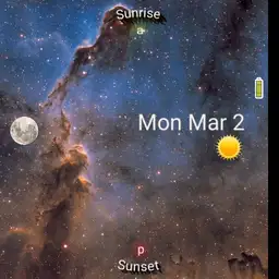 Deep Space Pillar