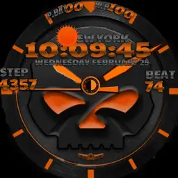 orange harley
