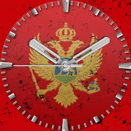 Montenegro Flag Multi Info Europe Collection