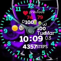 purple glass