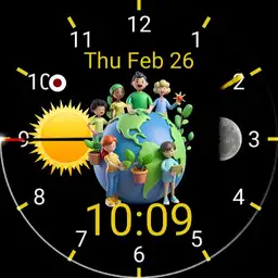 PlanetPlant Watchface - Earth Day