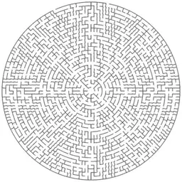 Labyrinth WHITE BG