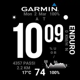 Savy Garmin Enduro BIANCO