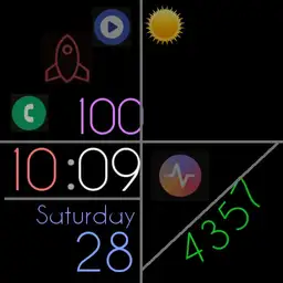 big numbers with launchers