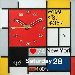 mondrian style