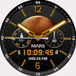 Brute MISSION TO MARS 12h Chronometer Compass Space Field Watch