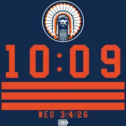 Fighting Illini Throwback Navy Jersey Chief