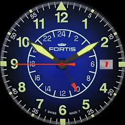 FORTIS BLUE 12/24H