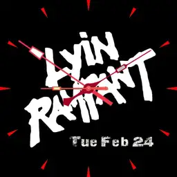 Lyin Rampant White/Black