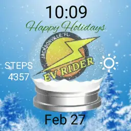 EV Rider Happy Holidays, Merry Christmas