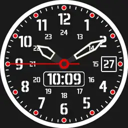 Color Glow Digilog Date Battery Ring