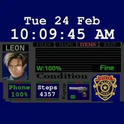 RE2 Menu Leon version 2.0 Reposition Copy
