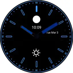simple blue