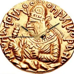 Gold, Kushan, Huvishka Uma, Dinar, 126-163 CE