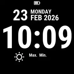 BigTime with date and weather