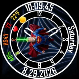 Superman digital & analog circular
