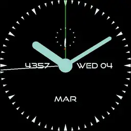 Battery indicator analogue watch v6
