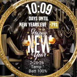 Happy Abstract New Years Eve