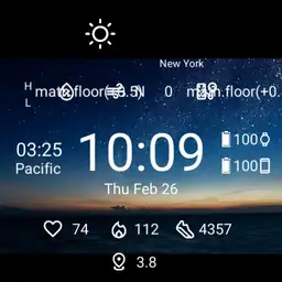 Weather and Dual Time Zone