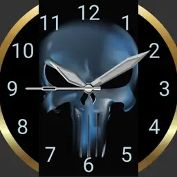 blue skull