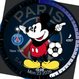 Messi Mouse Paris Saint Germain Football Soccer Disney