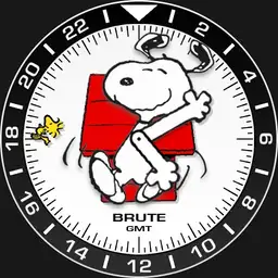 Snoopy and Woodstock Brute GMT Watch by DNB
