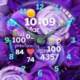 purple roses