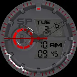 metal watch face