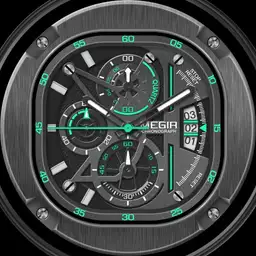 MEGIR Square Chronograph MS2217 4 in 1