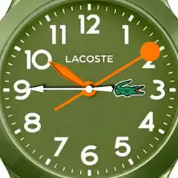 Lacoste Green and Orange