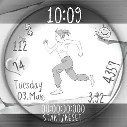 Sportface Comic Woman Fun Animation