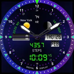 Hybrid 3 timezone weather