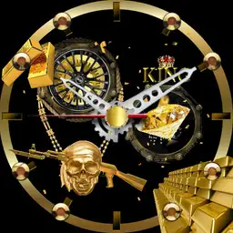 king black and gold
