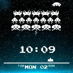 Space Invaders W/Background Copy