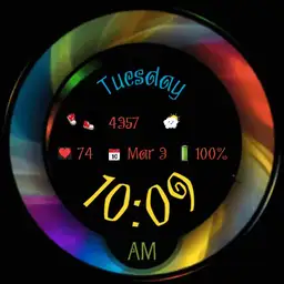 Spinning Color Wheel