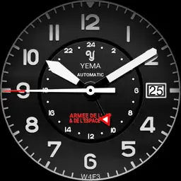 YEMA Flygraph French Air & Space Force GMT Black Limited Edition