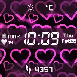 Pink Watermelon Watch Face Copy