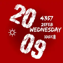 red digital