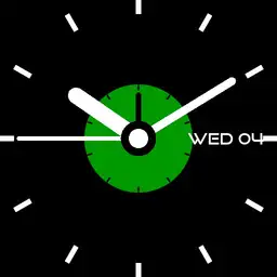 Battery indicator analogue watch v2