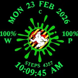 Ghostbusters of Scotland logo splat