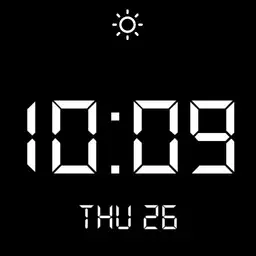 simple time date and weather
