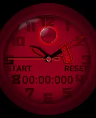 Red Dial Time Clock